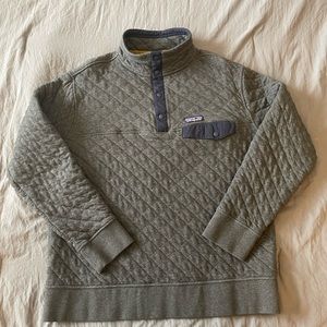 Patagonia Mens Cotton Quilt Snap-T Pullover (Sz. large)